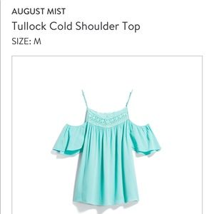 Stitch Fix Lace Cold Shoulder Top